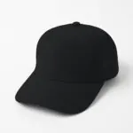 Phirsein Classic Black Adjustable Sports Cap for Men and Women | Premium Tin Tin Fabric | Unisex Stylish Baseball Cap for Outdoor, Gym & Daily Wear