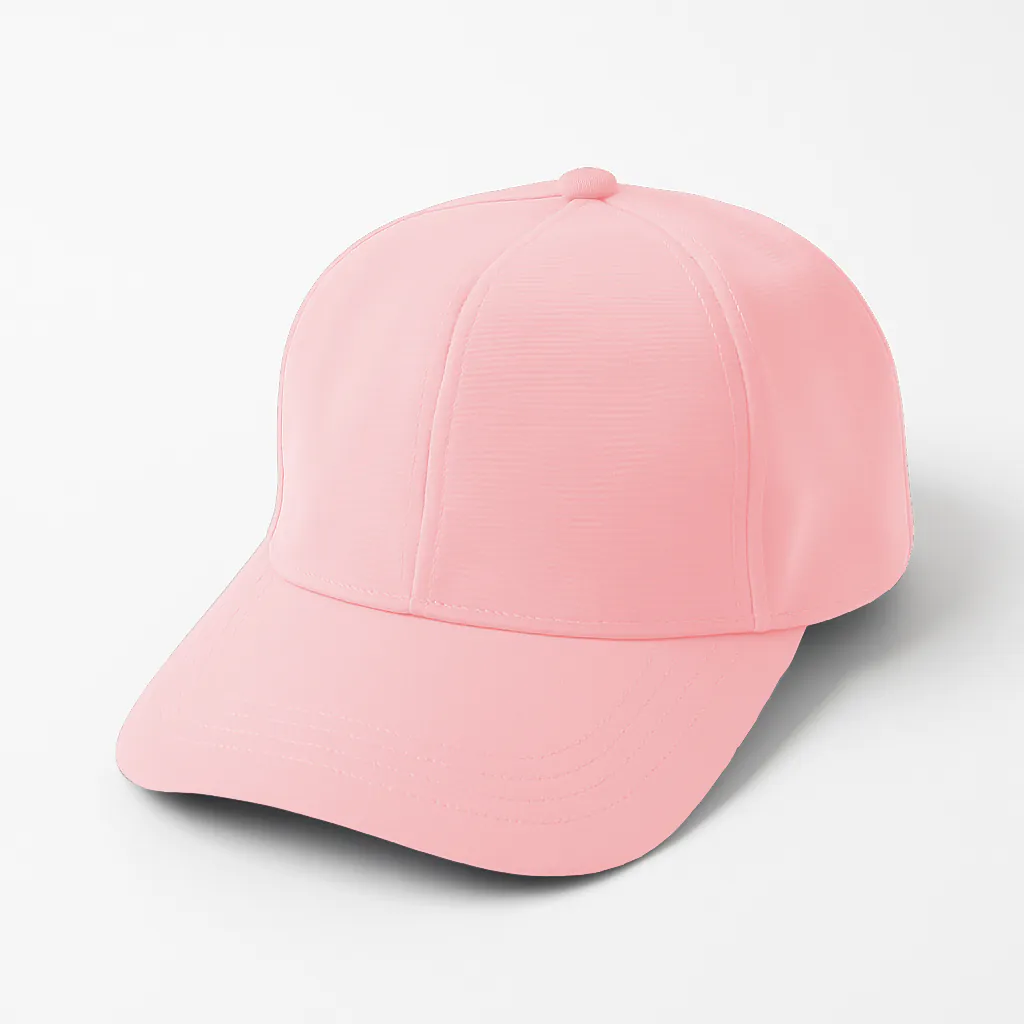 Phirsein Soft Pink Adjustable Sports Cap for Men and Women | Premium Tin Tin Fabric | Unisex Trendy Baseball Cap for Outdoor, Gym & Daily Wear - Image 1