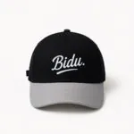 Phirsein 'Bidu' Black and Grey Adjustable Baseball Caps – Summer Hats for Men & Women