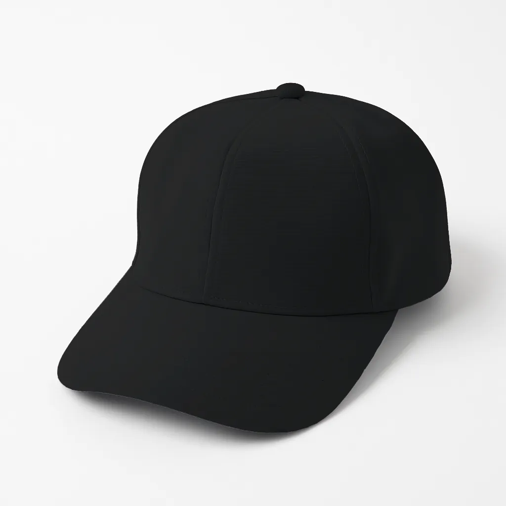 Phirsein Classic Black Adjustable Sports Cap for Men and Women | Premium Tin Tin Fabric | Unisex Stylish Baseball Cap for Outdoor, Gym & Daily Wear - Image 1