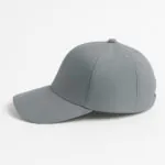 Phirsein Light Gray Adjustable Sports Cap for Men and Women | Premium Tin Tin Fabric | Unisex Stylish Baseball Cap for Outdoor, Gym & Daily Wear - Image 3