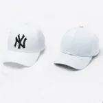 Phirsein ‘New York’ All-White Adjustable Baseball Caps – Summer Hats for Men & Women - Image 4
