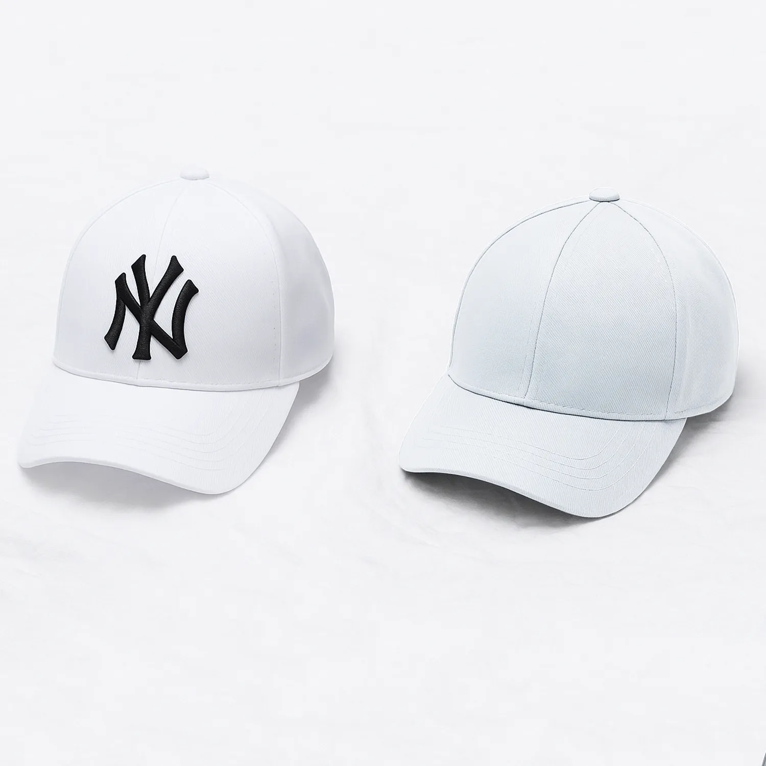 Phirsein ‘New York’ All-White Adjustable Baseball Caps – Summer Hats for Men & Women - Image 4