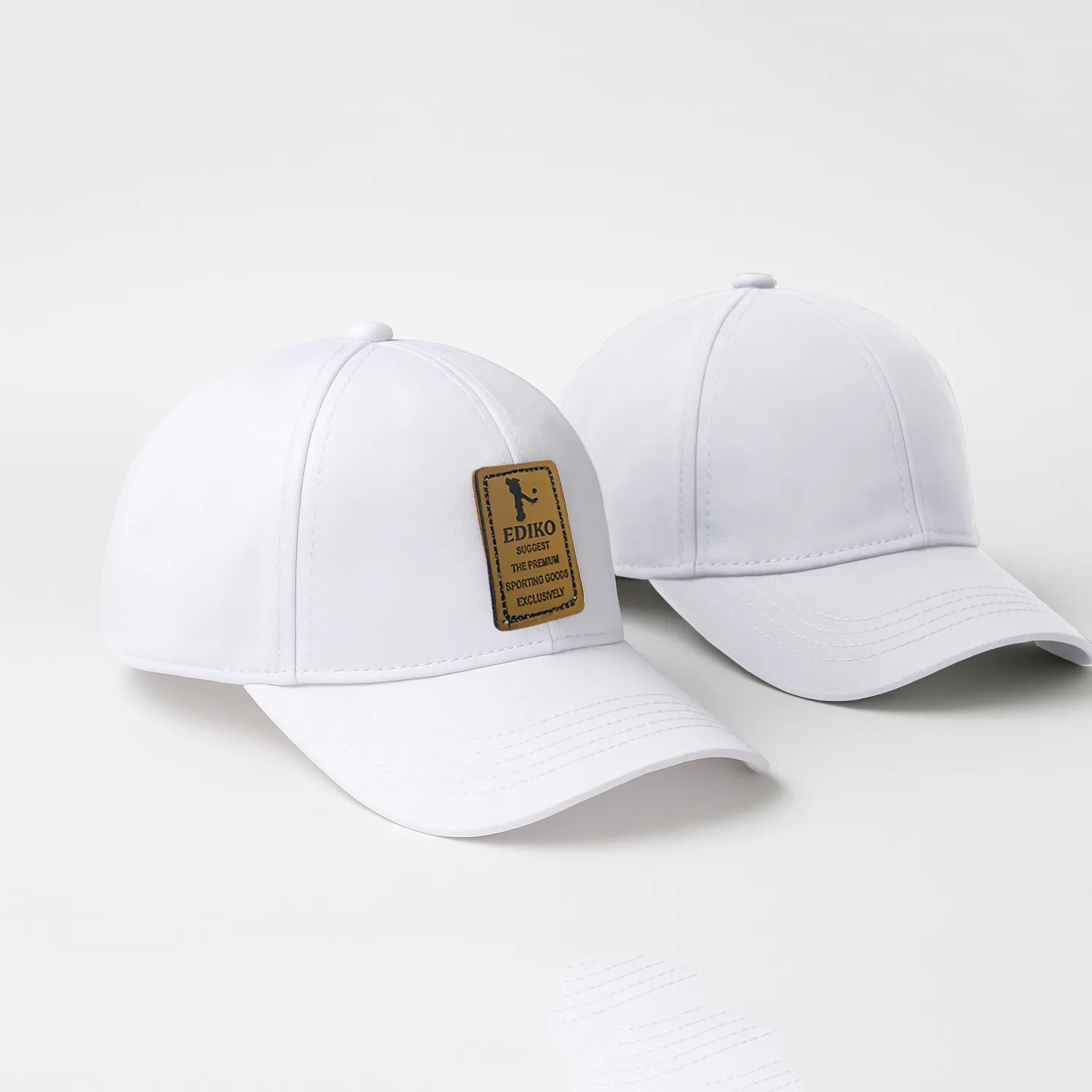 Phirsein White Caps Combo – Stylish Adjustable Summer Hats for Men & Women (Set of 2) - Image 4