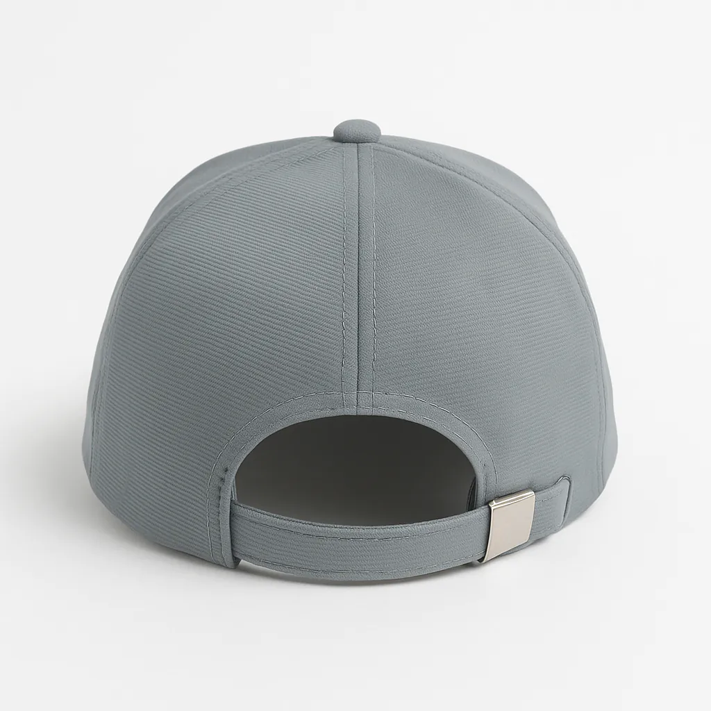 Phirsein Light Gray Adjustable Sports Cap for Men and Women | Premium Tin Tin Fabric | Unisex Stylish Baseball Cap for Outdoor, Gym & Daily Wear - Image 2