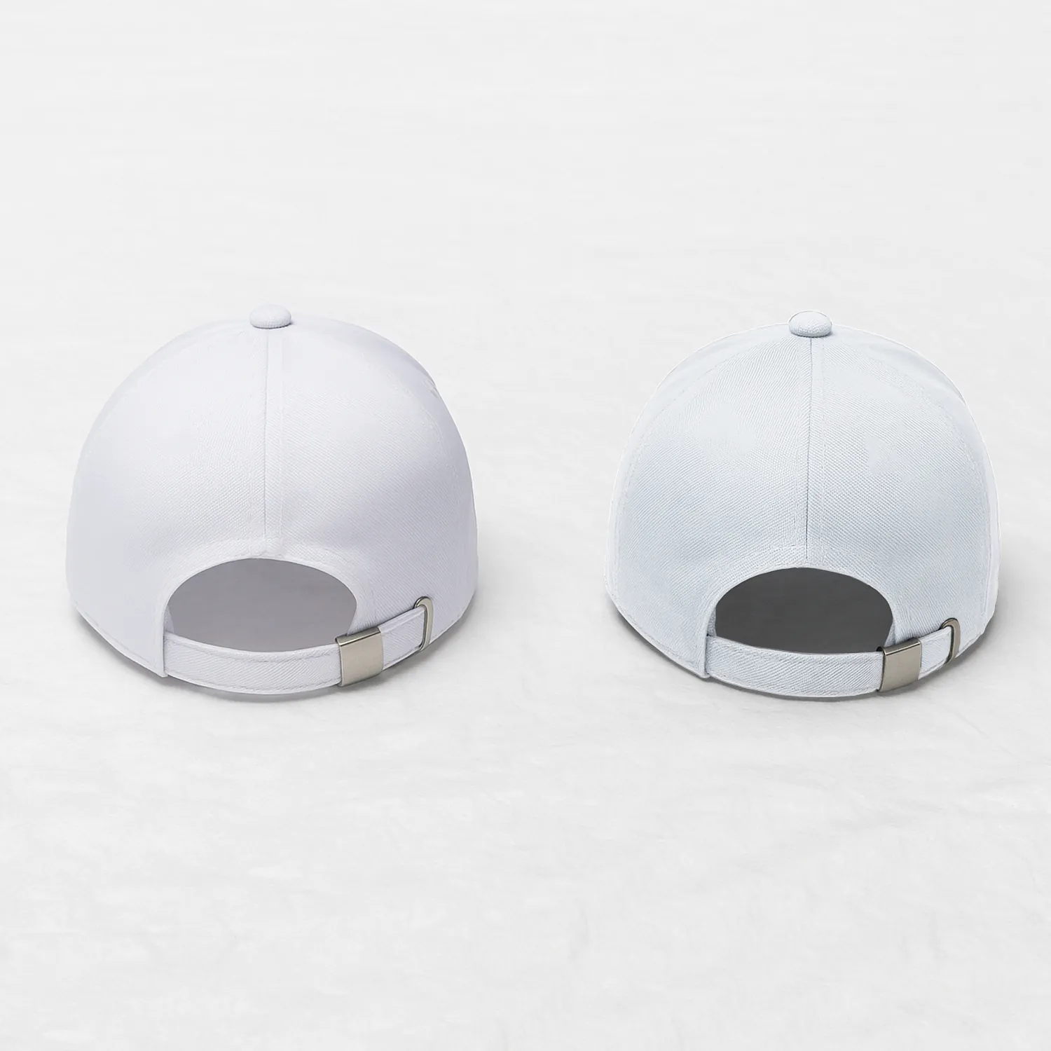 Phirsein White Caps Combo – Stylish Adjustable Summer Hats for Men & Women (Set of 2) - Image 3