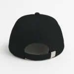 Phirsein Classic Black Adjustable Sports Cap for Men and Women | Premium Tin Tin Fabric | Unisex Stylish Baseball Cap for Outdoor, Gym & Daily Wear - Image 2