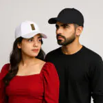 Phirsein White & Black Ediko Patch Baseball Caps – Adjustable Summer Hats for Men & Women - Image 2