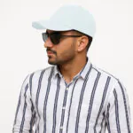 Phirsein Classic White Adjustable Sports Cap for Men and Women | Premium Tin Tin Fabric | Unisex Stylish Baseball Cap for Gym, Outdoor & Everyday Use - Image 4