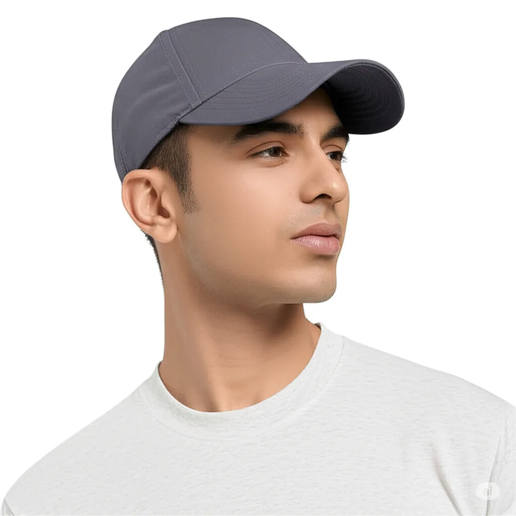 Phirsein Grey Adjustable Summer Baseball Sports Cap for Men and Women - Image 2