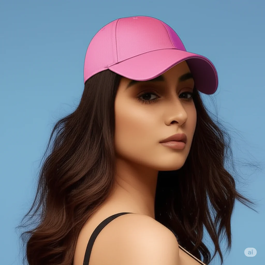 Phirsein Pink Adjustable Summer Baseball Sports Cap for Men and Women - Image 2