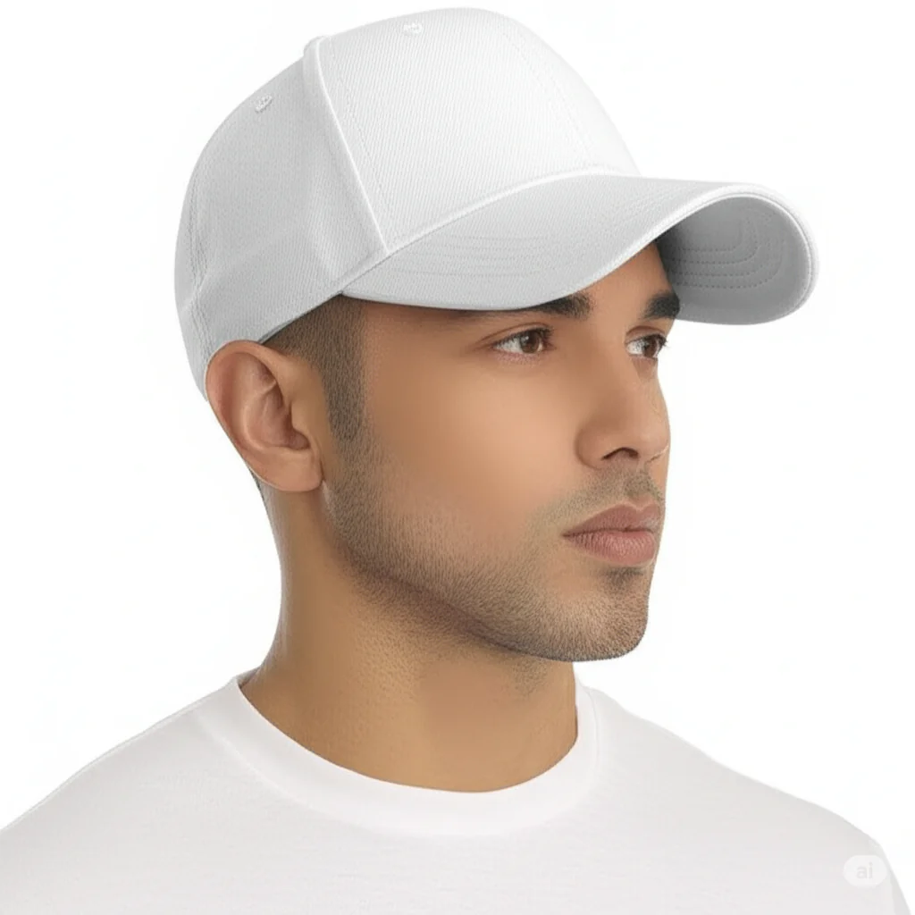 Phirsein White Adjustable Summer Baseball Sports Cap for Men and Women - Image 2