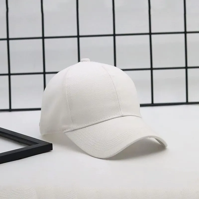 Phirsein White Adjustable Summer Baseball Sports Cap for Men and Women - Image 5