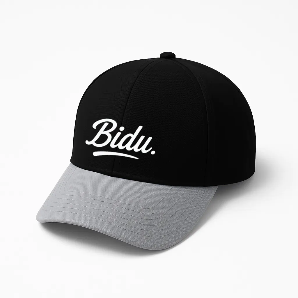 Phirsein 'Bidu' Black and Grey Adjustable Baseball Caps – Summer Hats for Men & Women - Image 4