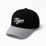 Phirsein 'Tiger' Black and Grey Adjustable Baseball Caps – Bold Summer Hats for Men & Women - Image 4