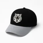 Phirsein 'Tiger' Black and Grey Adjustable Baseball Caps – Bold Summer Hats for Men & Women - Image 4