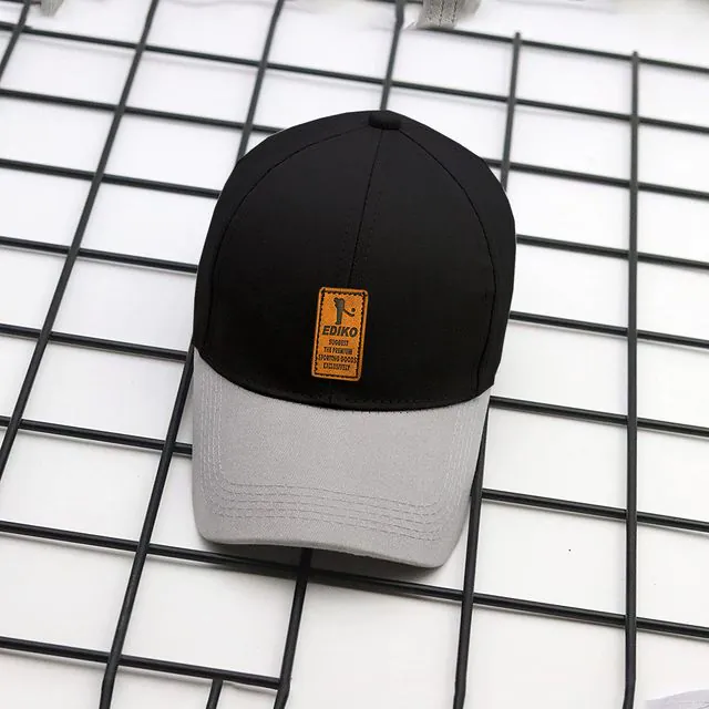 Phirsein Ediko Design Black Adjustable Summer Baseball Sports Cap for Men and Women - Image 4